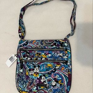 Disney Vera Bradley Triple Zip Hipster, NWT